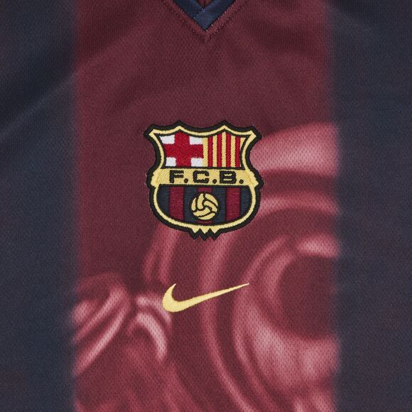 Authentic Cactus Jack x Nike x FC Barcelona 2000/01 Retro Home Skeleton Jersey L - Picture 3 of 7